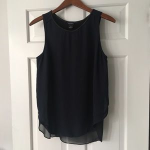 NWT Club Monaco Silk Isla Sleevless Top Size S